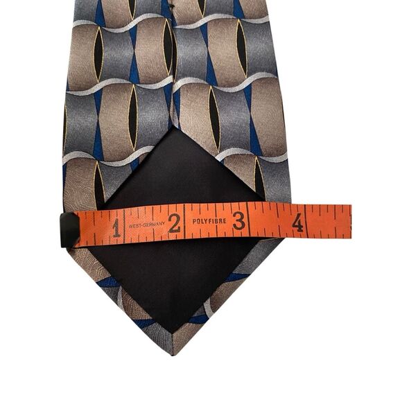Courage Hand Sewn Imported Silk Tie Professional Career Office Workwear Business - Picture 6 of 7